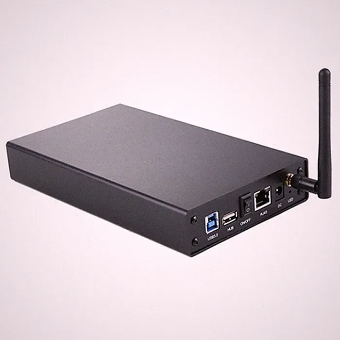 3.5" Wi-Fi HDD Enclosure 300Mbps Streaming Server &USB Wi-Fi Storage RJ45