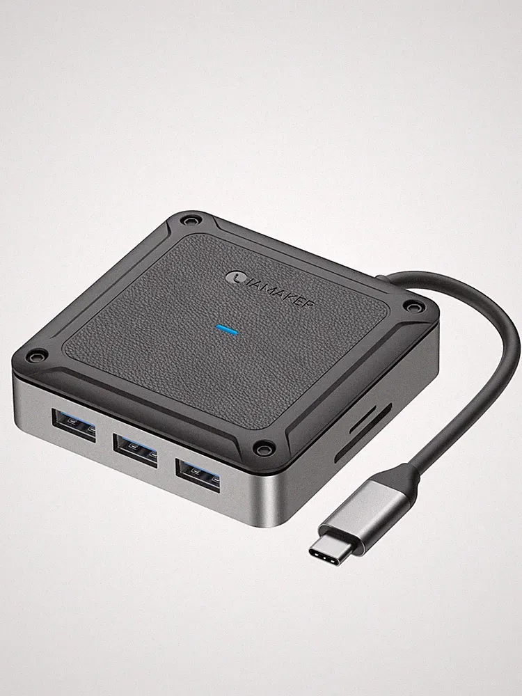 6 8 in1 USB-C Hub Multiport Docking Station Adapter 4K HDMI PD100W 1Gbp Ethernet