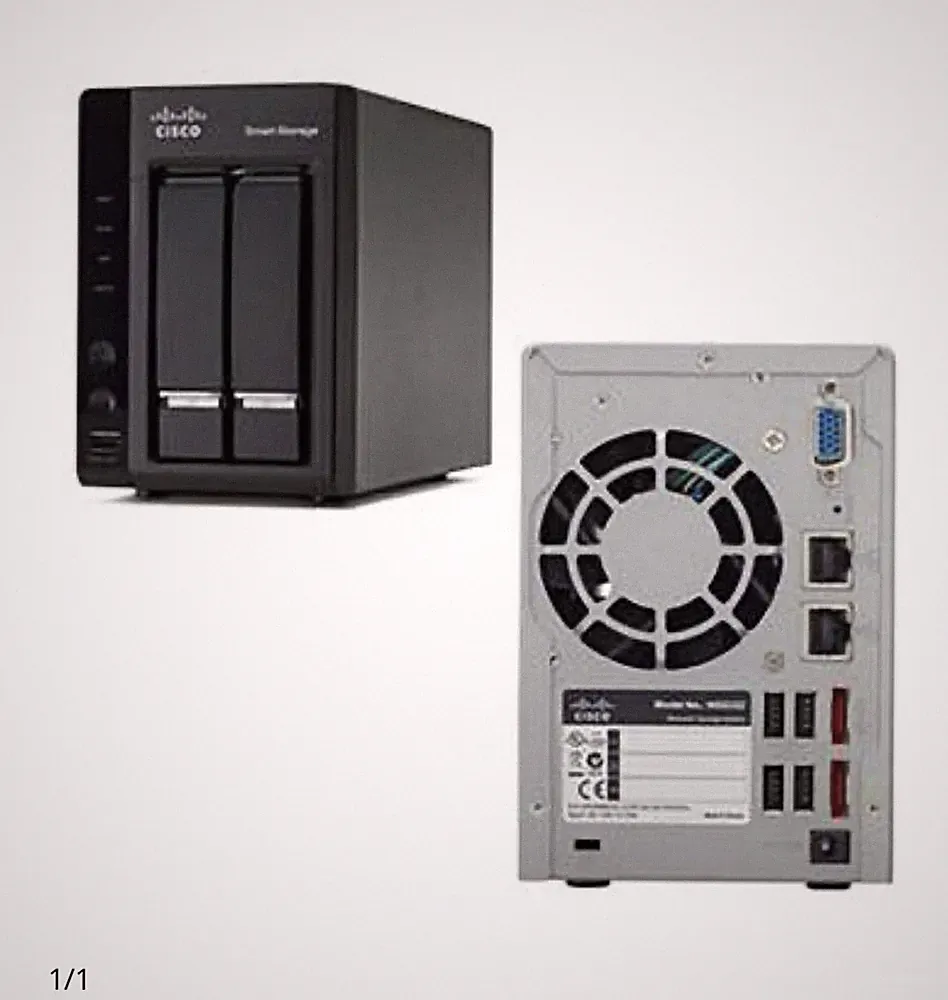 Cisco NSS 322 Network Attached Storage Hard Drive Enclosure -UNTESTED -UNOPEN