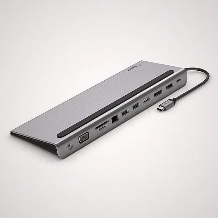 Connect USB-C 11-in-1 Multiport Dock - Silver