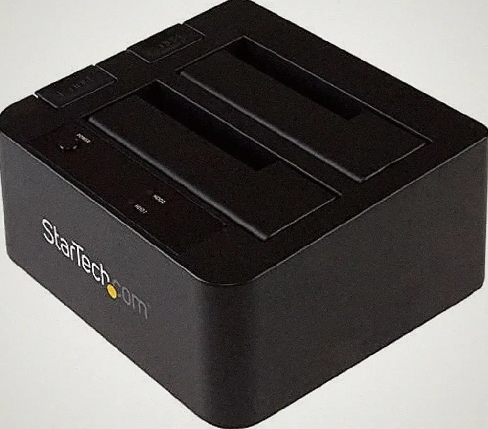 Dual-Bay USB 3.1 to SATA Hard Drive Docking Station, USB 3.1 (10 Gbps), External