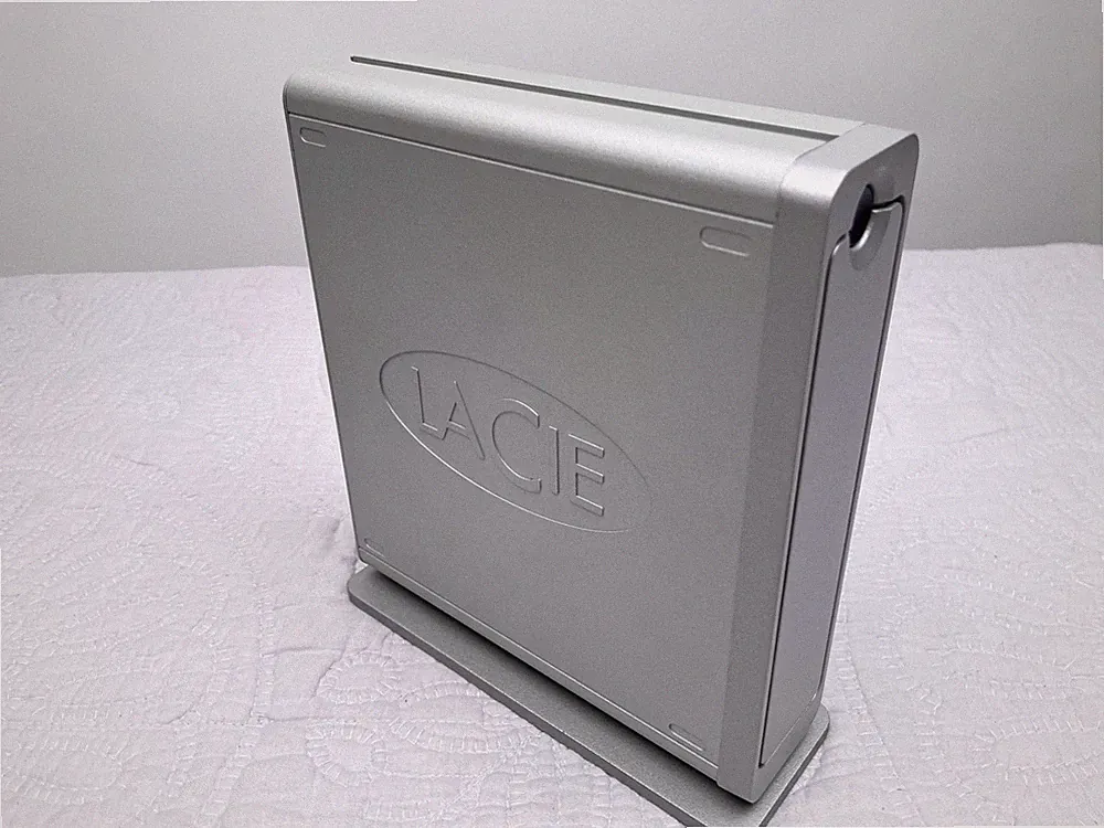 LaCie Ethernet Disk Mini Hard Drive Enclosure - No Hard Drive or Power Supply
