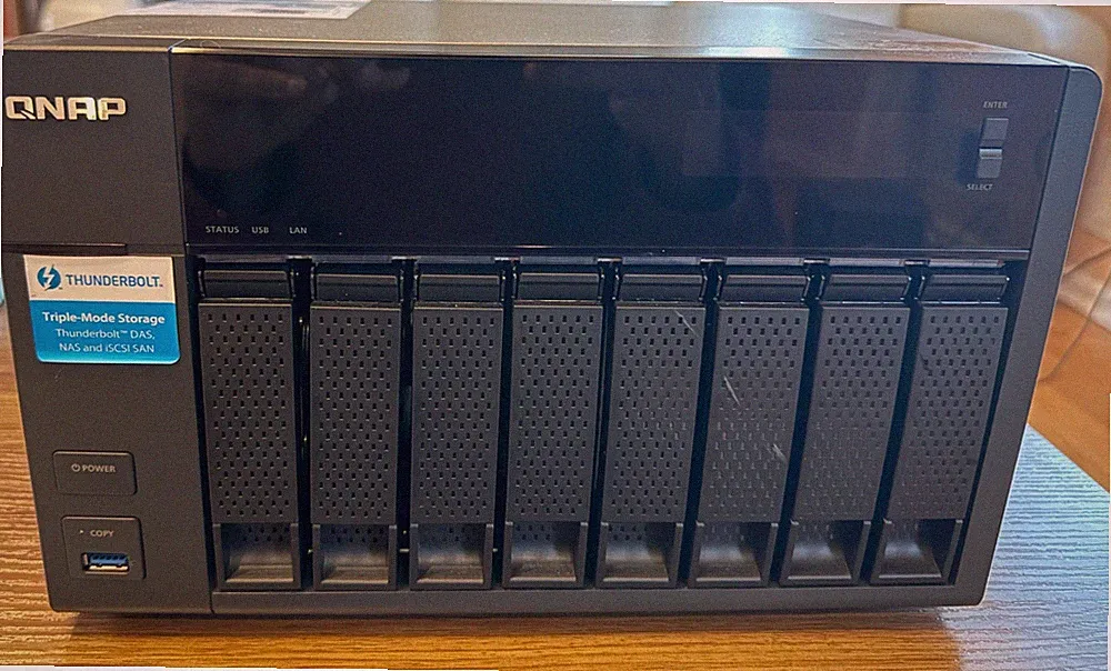 QNAP - TVS-871T Network Storage NAS with 15 6TB Drives HDD With Expansion Module